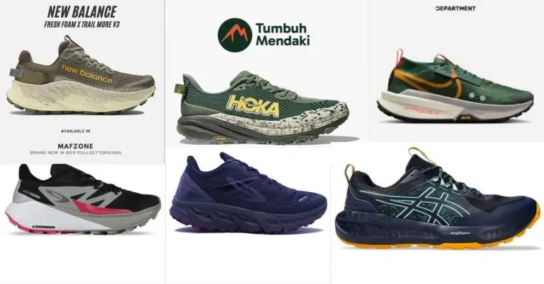 rekomendasi sepatu trail running